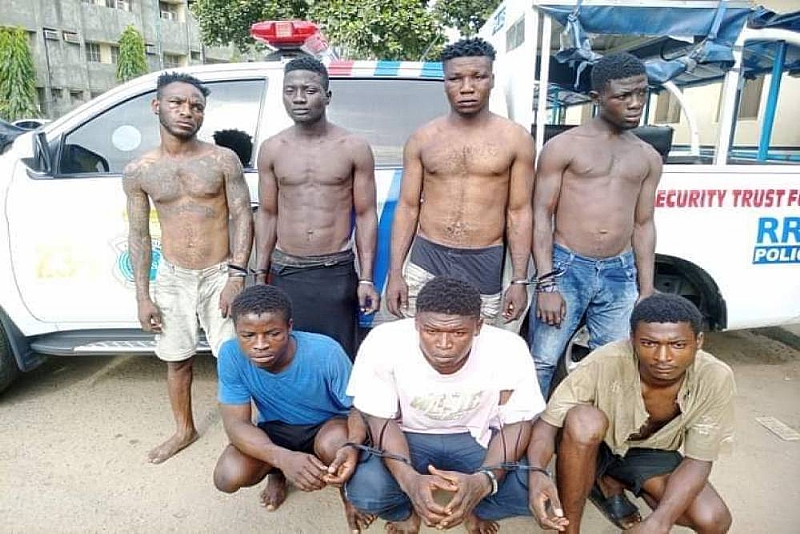 Traffic Robbery Police Arrest Seven Suspects In Lagos