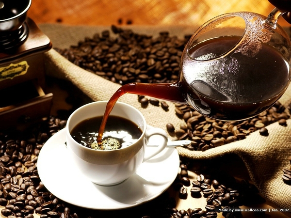 Coffee Cups With Coffee Beans Coffee Cups With Coffee Beans