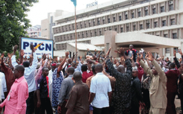 Image result for Concerned PHCN Pensioners protest non-payment