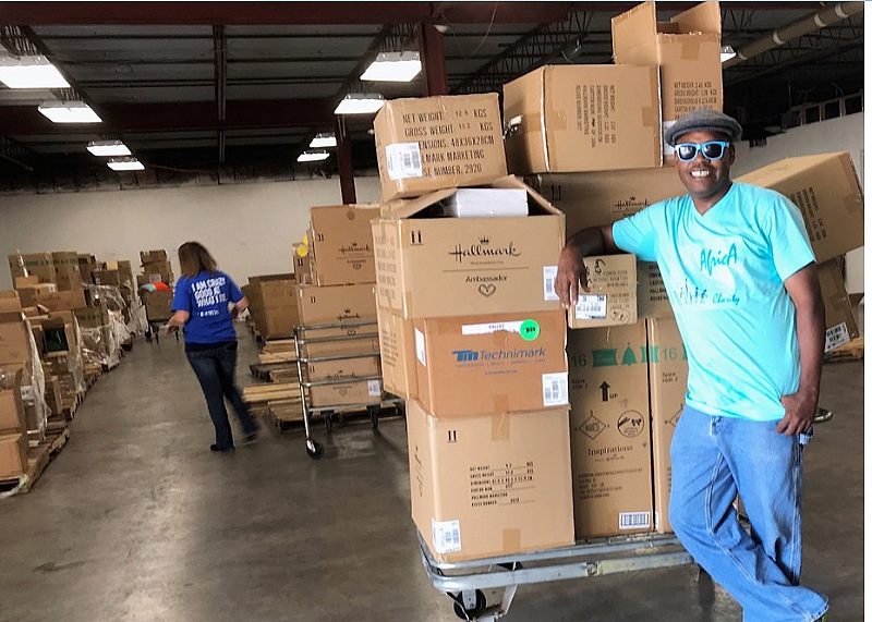 HallmarksSalvation ArmyHOPe Africa Monthly Donation Pickup and