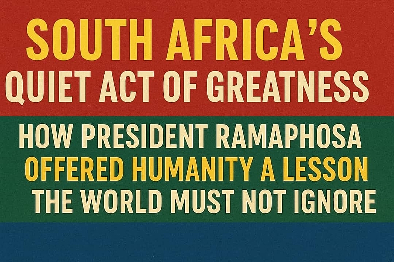 South Africa’s Quiet Act Of Greatness: How President Ramaphosa Offered Huma
