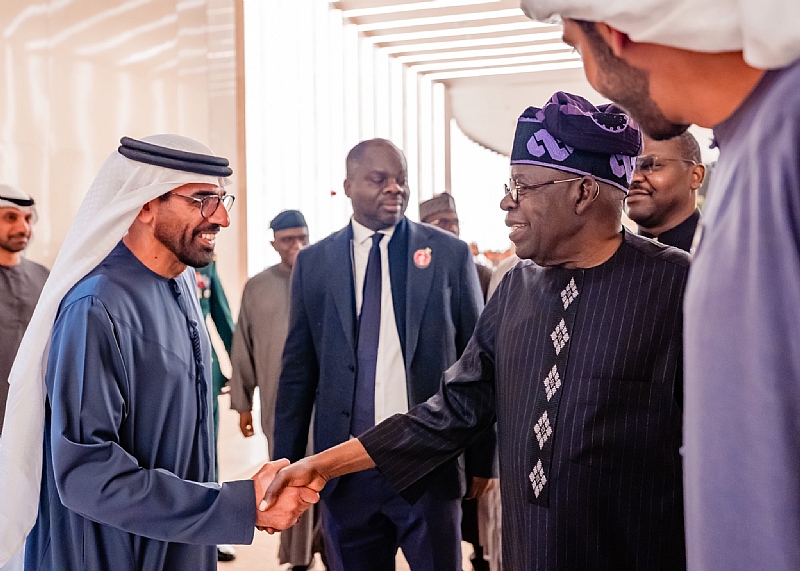 President Tinubu Arrives In Abu Dhabi For Summit