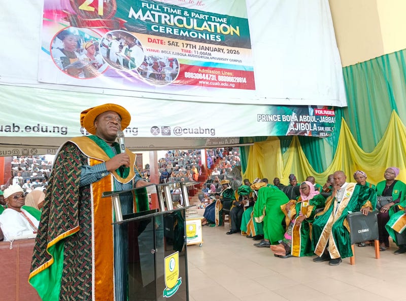 We Now Run Cyber Security, Engineering, Says Crescent Varsity Vc At Mat