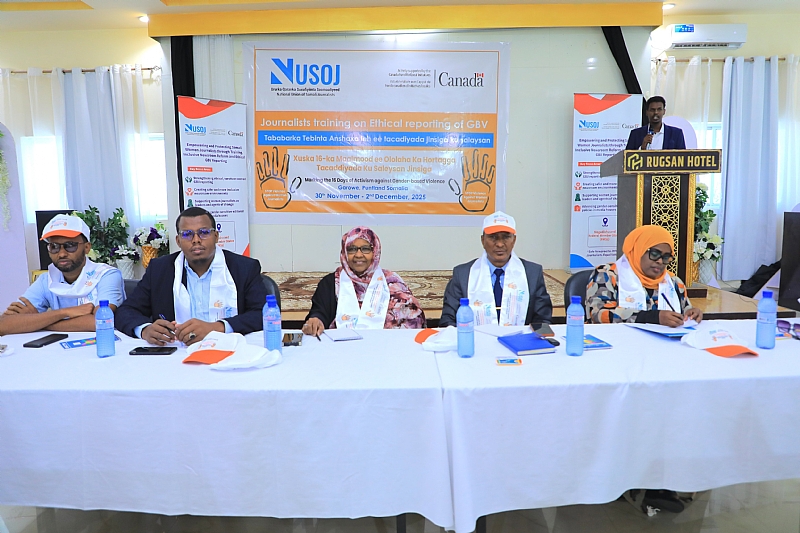 Somali Journalists Union Marks 16-day Campaign To Boost Media Reporting On Gbv