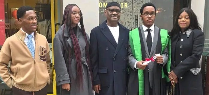 Wike Celebrates As Son Bags Master’s Degree From King’s College In Lond