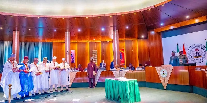 President Tinubu Swears In Fcc Boss, 37 Other Commissioners