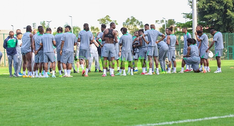 Afcon 2025: Super Eagles Train Behind Closed Doors Ahead Of Tunisia Clash