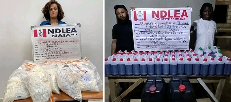 Brazilian Arrested As Ndlea Intercepts ‘single Largest Heroin’ Seizure