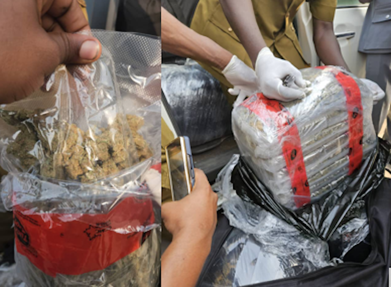 Apapa Customs And Ndlea Seize 347.5kg Of Canadian Loud Concealed In 13 Bags (pho