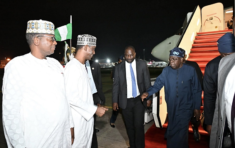 President Tinubu Returns To Abuja After Turkey Trip