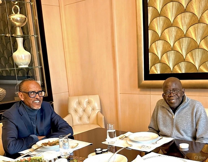 Presidency Debunks Claims Of Ai-generated Photo Of Tinubu And Rwandan P