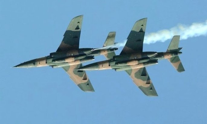 NAF Airstrikes Eliminate Terrorists, Destroy Weapons In Borno