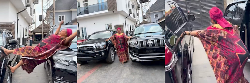 Rita Daniels Beams With Delight, As Daughter, Regina Daniels Gifts Her Two Cars