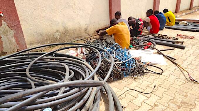 Abuja Security Boosted As Nscdc Parades 10 Suspected Kidnappers And Van