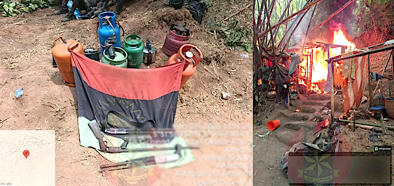 Nigerian Army Storm Notorious Ipob/esn Camp ‘mother Valley’ In Anambra,
