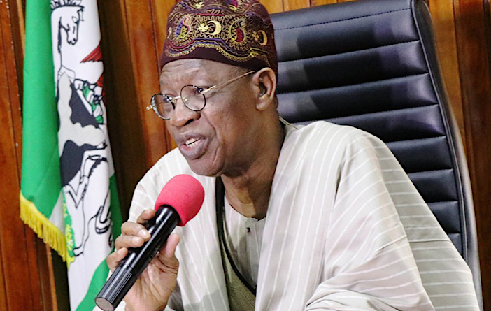 Letter To Nigeria's Minister Of Information, lai Mohammed.