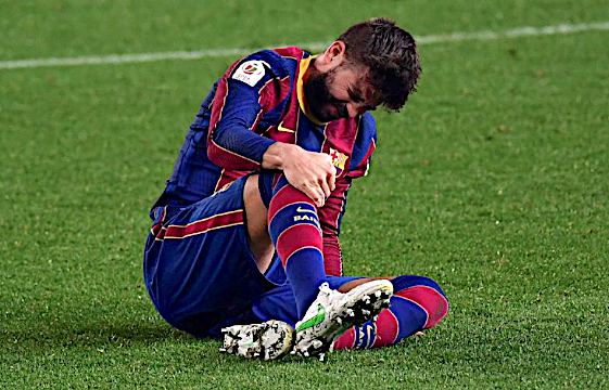 Barcelona Confirm Pique Knee Injury