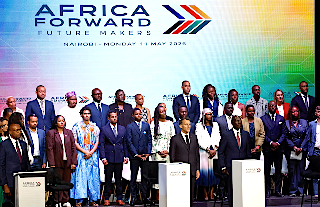  noisy Youths At French-africa Summit In Nairobi An Overtone Of Poverty Of