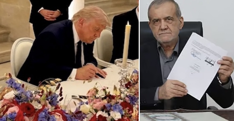 Us Trump, Iran’s President Formally Sign Peace Memorandum To End Middle-