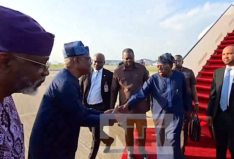 President Tinubu Returns To Abuja After Eid-el-kabir Holiday 