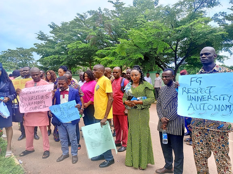 Academic activities paralyzed as ASUU protests poor condition of ...