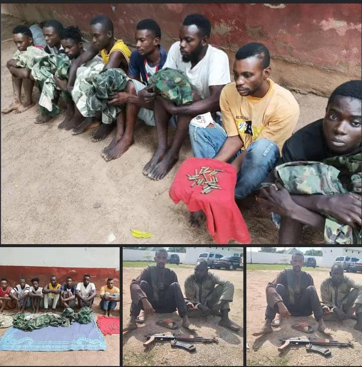 Nigerian Troops Burst Criminal Syndicate, Arrest 10 Suspects In ...