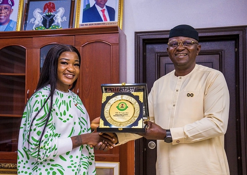 Minister Utsev Honours Super Falcons Star Francisca Ordega For Wafcon Victory