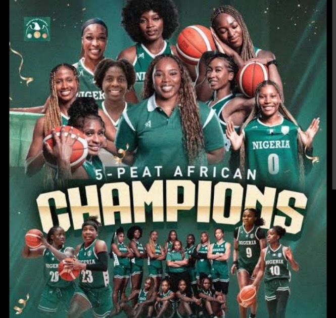 Nigeria’s D’Tigress Defeat Mali to Win Historic Fifth AfroBasket in a Row