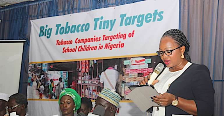 Children in Nigeria are smoking cigarettes according to a new report