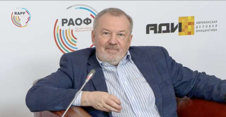 Andrei Bystritsky at the Second Russia-Africa Public Forum