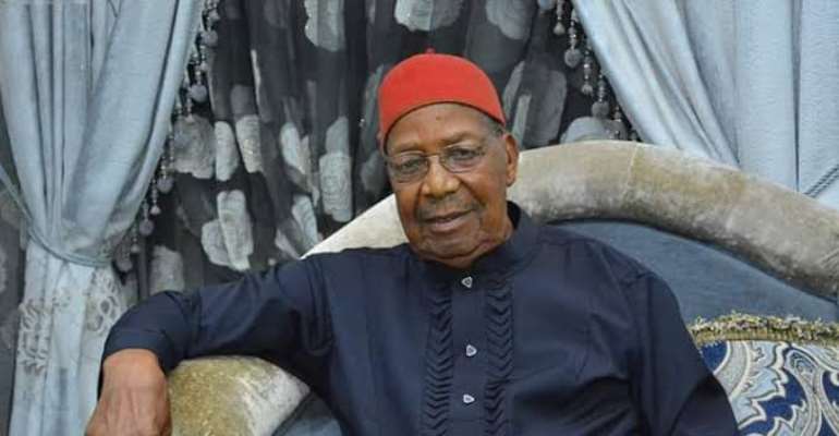 Chief Mbazulike Iwuchukwu Amechi (1929 - 2022)(First Republic Minister for Aviation).