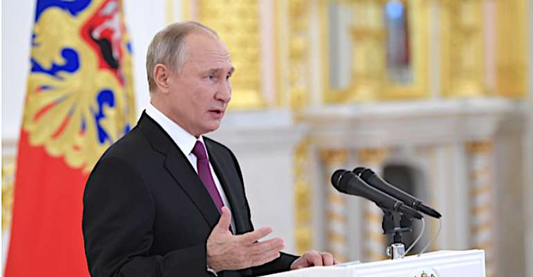 Putin recieving foreign Ambassadors