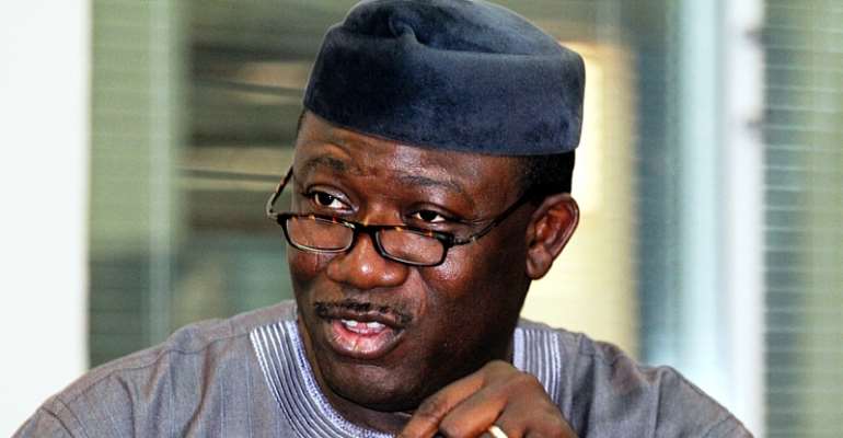 Dr Kayode Fayemi
Hon. Minister of Mines and Steel Development