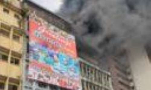 Balogun Market In Lagos On Fire