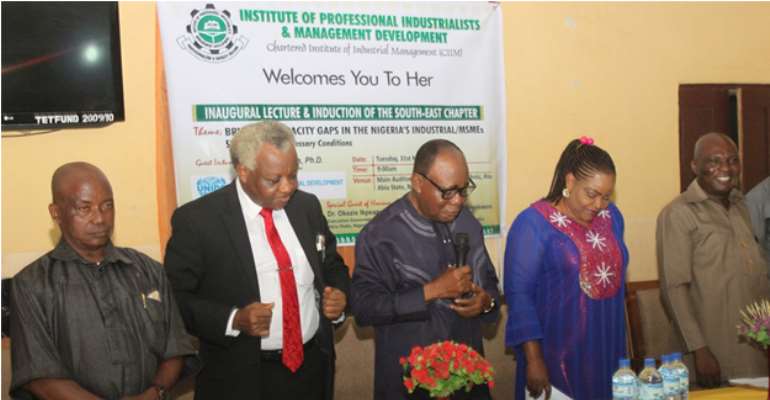 L-R, Sir Eva Onwuzigha,  Dr.E.D.Oko Jaja,  Elder Emmanuel O. Adaelu, Hon.( Mrs} Kate Enwereji, Chief Ebere Ugbaja