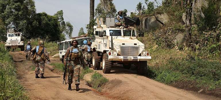 MONUSCO/Michael Ali: South African female peacekeepers serving with MONUSCO conduct patrols in Beni, DR Congo (file)
