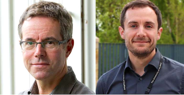 L-R: Ben Seyd  and Dr James Weinberg 