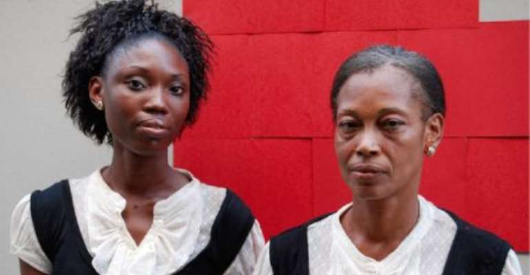 Uzoma Okere and her mother