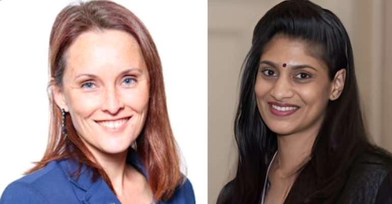 L-R: Dr Caradee Yael Wright and Natasha Naidoo