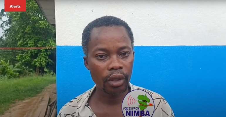 Journalist Alex Seryea Yormie was abducted on his way back to the Lar-Wehyi radio station after reading a government order on the air. (Photo: News from Liberia/YouTube)
