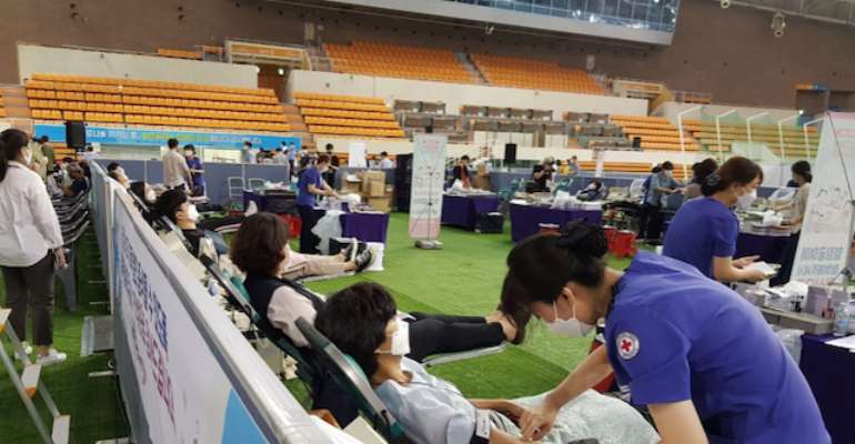 Donating plasma in Daegu