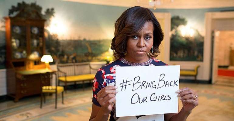 Michelle Obama calls Nigeria girls abductions ‘unconscionable act’
