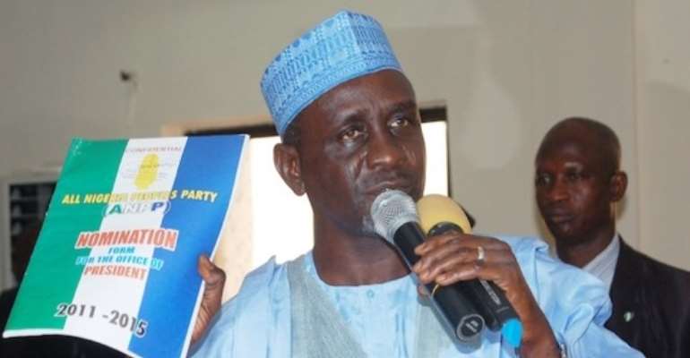 FORMER KANO STATE GOVERNOR AND EX-PRESIDENTIAL CANDIDATE OF THE ANPP, MALLAM IBRAHIM SHEKARAU