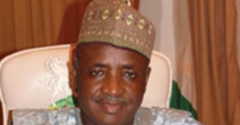 SOKOTO STATE GOVERNOR, ALHAJI ALIYU WAMAKKO.