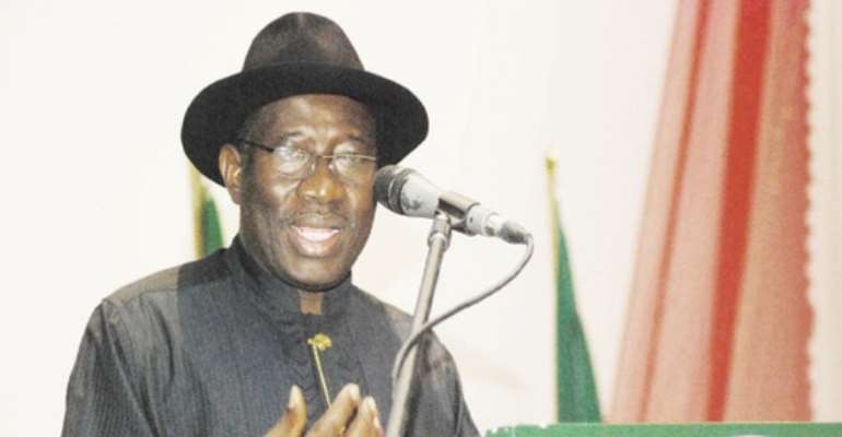 PRESIDENT GOODLUCK JONATHAN