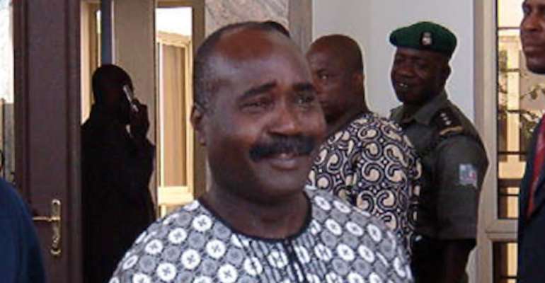 CONVICTED FORMER EDO STATE GOVERNOR, CHIEF LUCKY IGBINEDION.