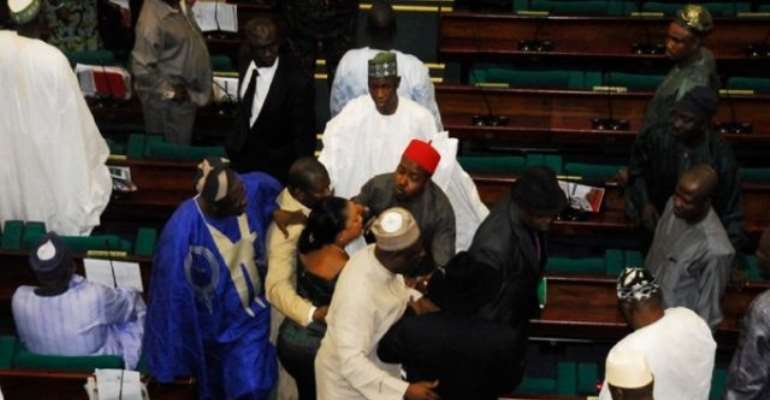 PHOTO: RANCOUR INSIDE THE NIGERIAN FEDERAL HOUSE OF REPRESENTATIVES ON TUESDAY JUNE 22, 2010.