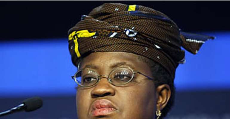 DR. NGOZI OKONJO-IWEALA, COORDINATING MINISTER FOR THE ECONOMY AND MINISTER OF FINANCE