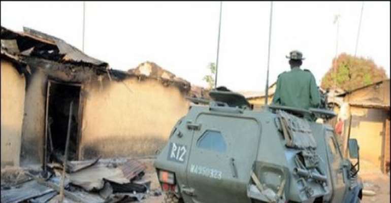 PHOTO: A FILE PHOTO TAKEN DURING THE LAST CRISIS IN JOS.