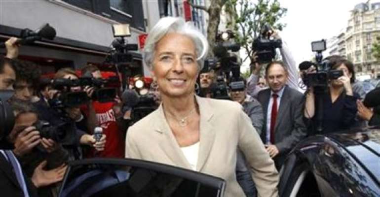 FRENCH FINANCE AND NEW IMF BOSS CHRISTINE LAGARDE.